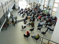 Tag des ökologischen Landbaus 2021 Vortragsteil in der großen Halle
