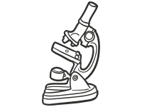 ein Mikroskop