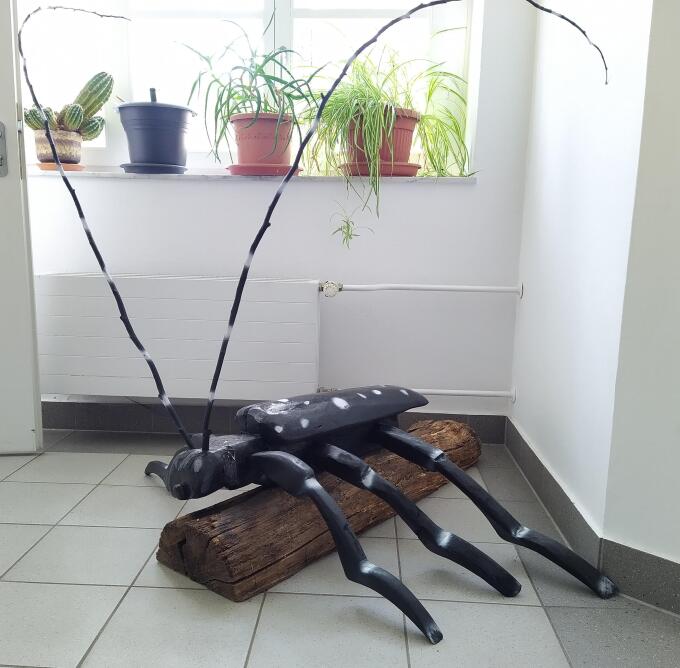 Modell eines Asiatischen Laubholzbockkäfers