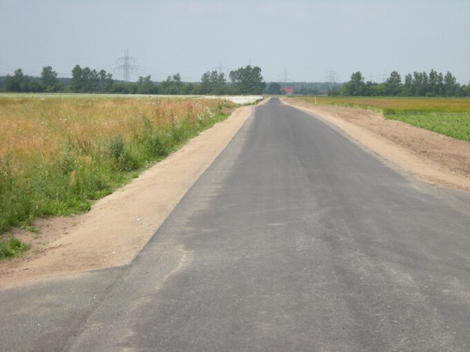 der Beginn der Bauarbeiten an der Flughafenstraße